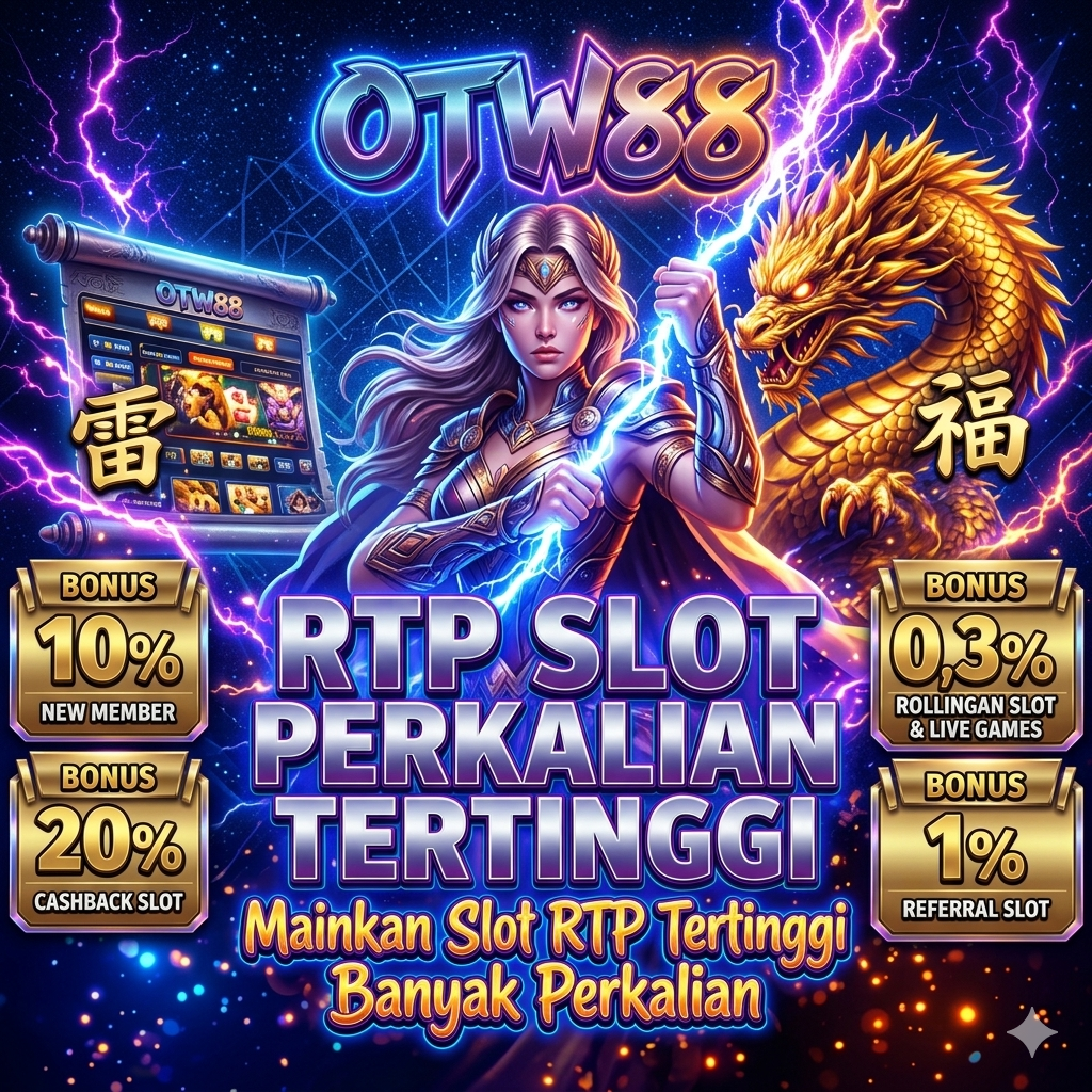 OTW88 : Katadata Slot Gacor dengan Pecahan, RTP & Perkalian Tinggi dan Frekuensi Besar.